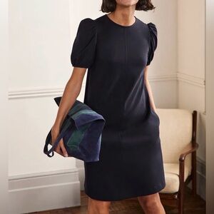 BODEN Ponte Shift Dress in Navy US12